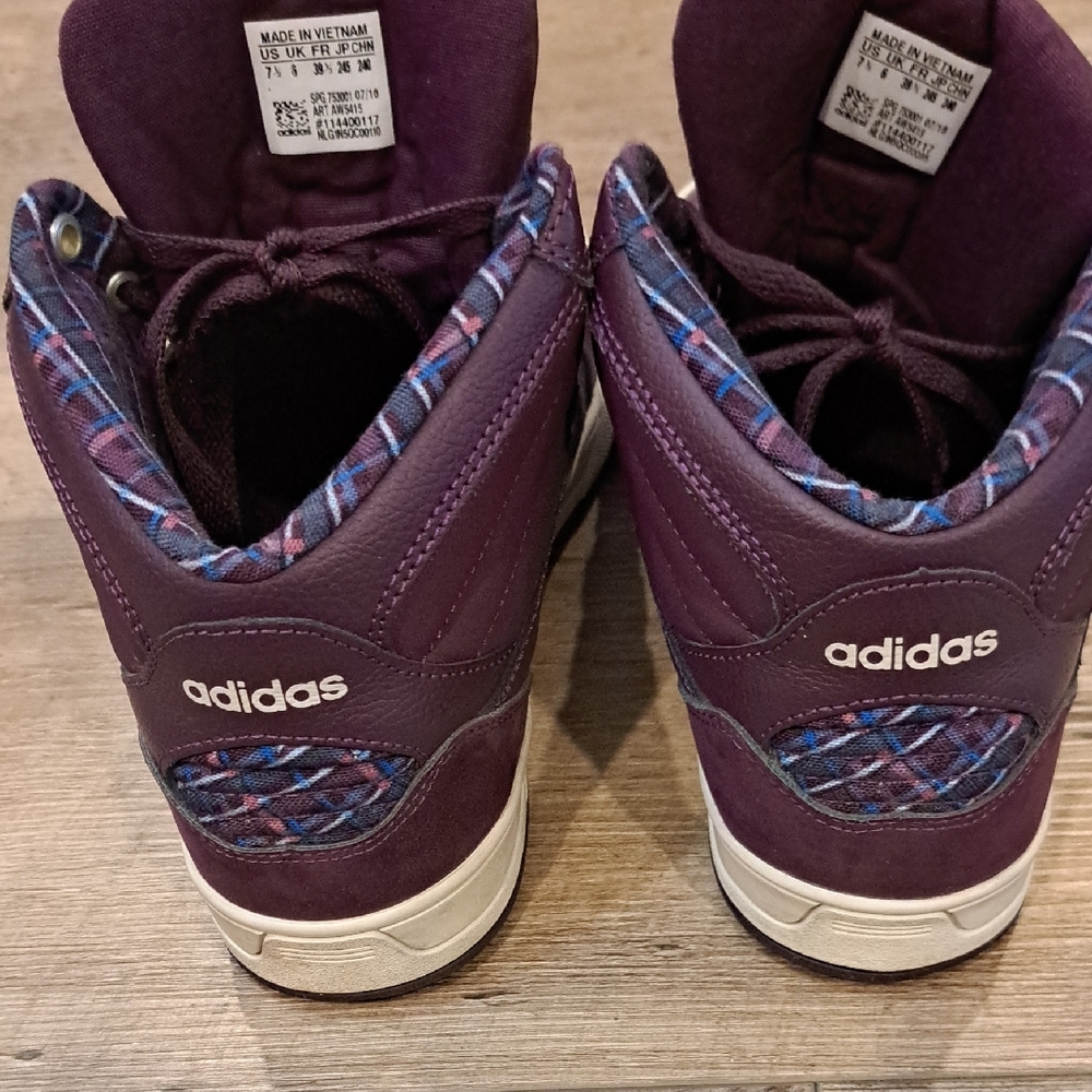 Adidas Women's Purple Neo Raleigh Mid - Picture 5 of 9